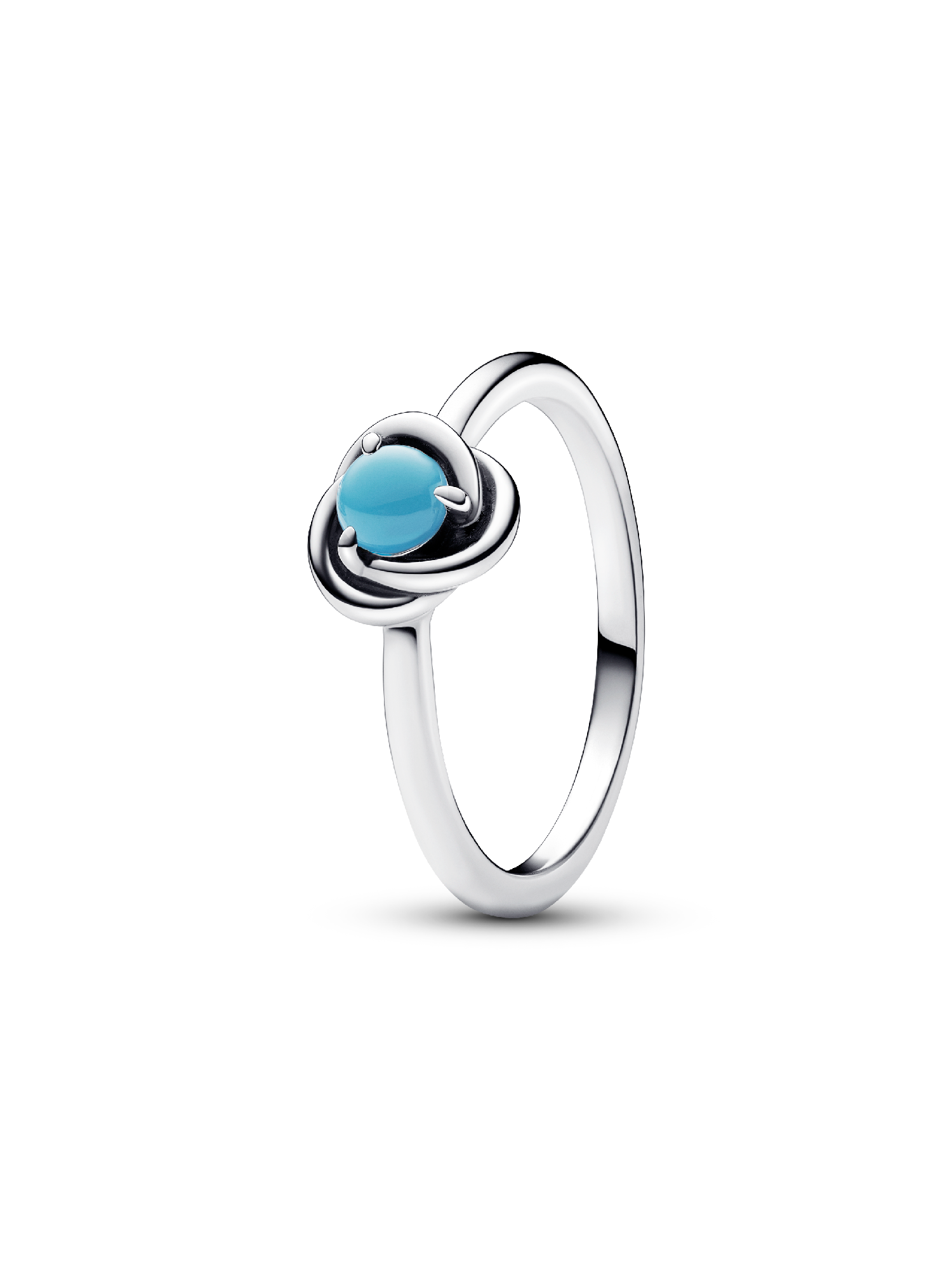 Bague Cercle Éternité Bleu Turquoise