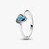 Bague Cercle Éternité Bleu Turquoise Bague Cercle Éternité Bleu Turquoise