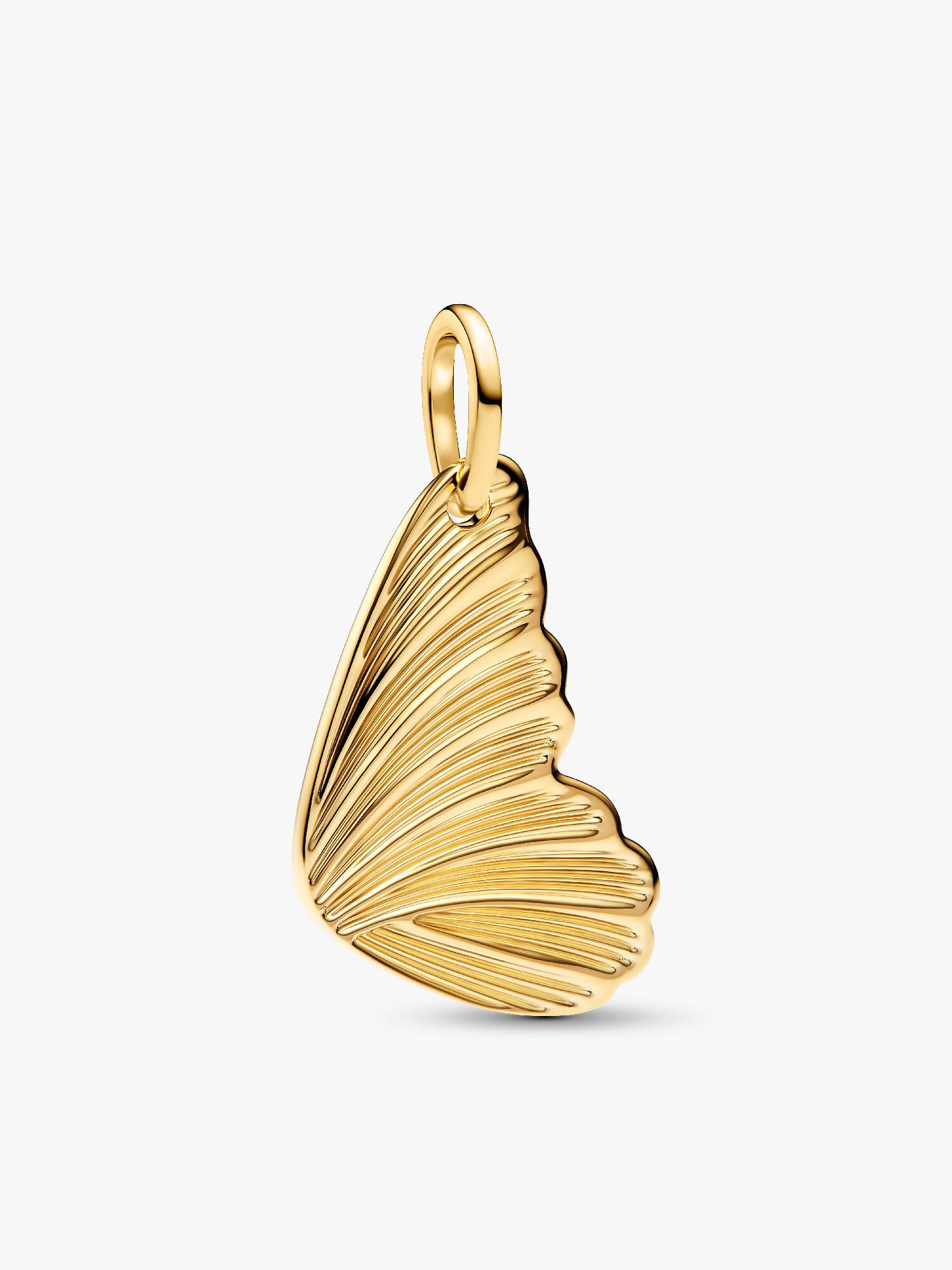 Médaillon Aile de Papillon Gravable Doré
