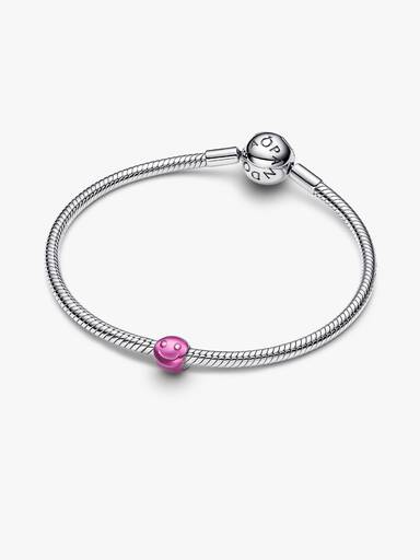 Mini Charm Visage Souriant Rose