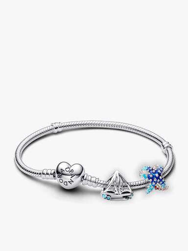 Bracelet Composé Voilier & Étoile de Mer Colorée