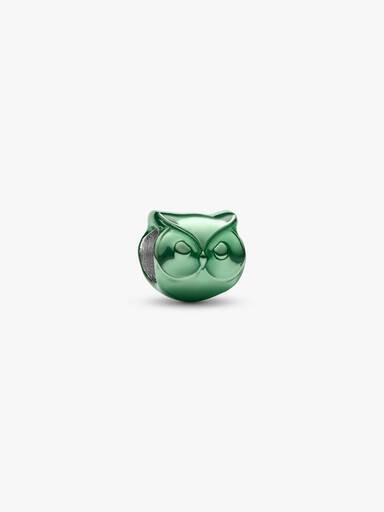 Mini Charm Chouette Verte