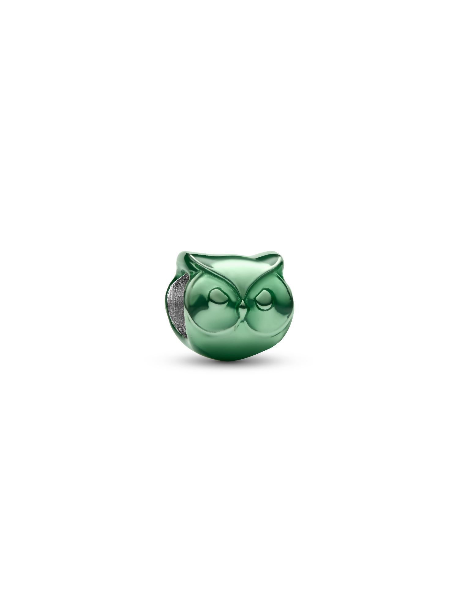Mini Charm Chouette Verte