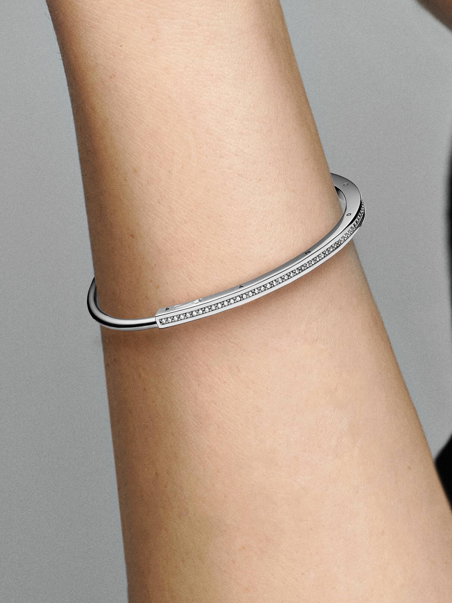 Bracelet Jonc Pavé I-D Pandora Signature