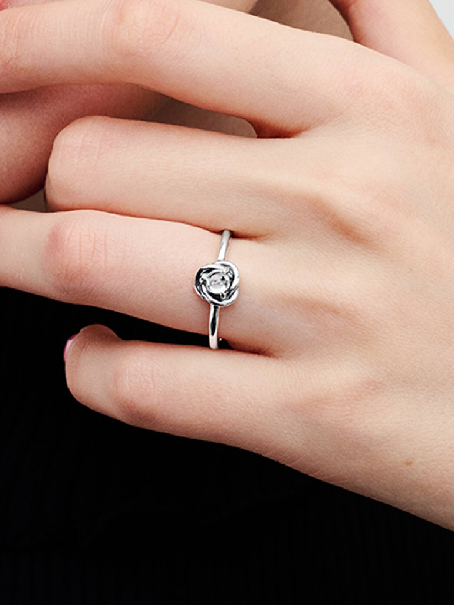 Bague Cercle Éternité Couleur de Naissance du Mois d'Avril