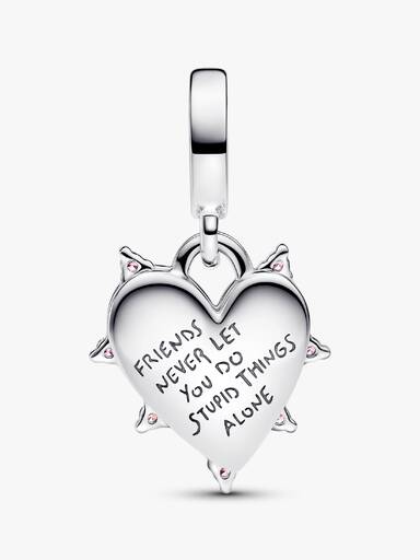 Charm Pendant Double Opalescent Amitié