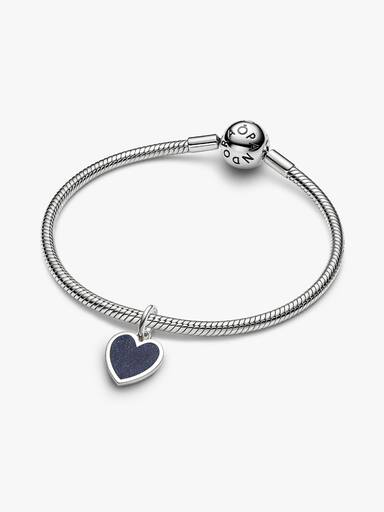 Charm Pendant Cœur Rouge Gravable
