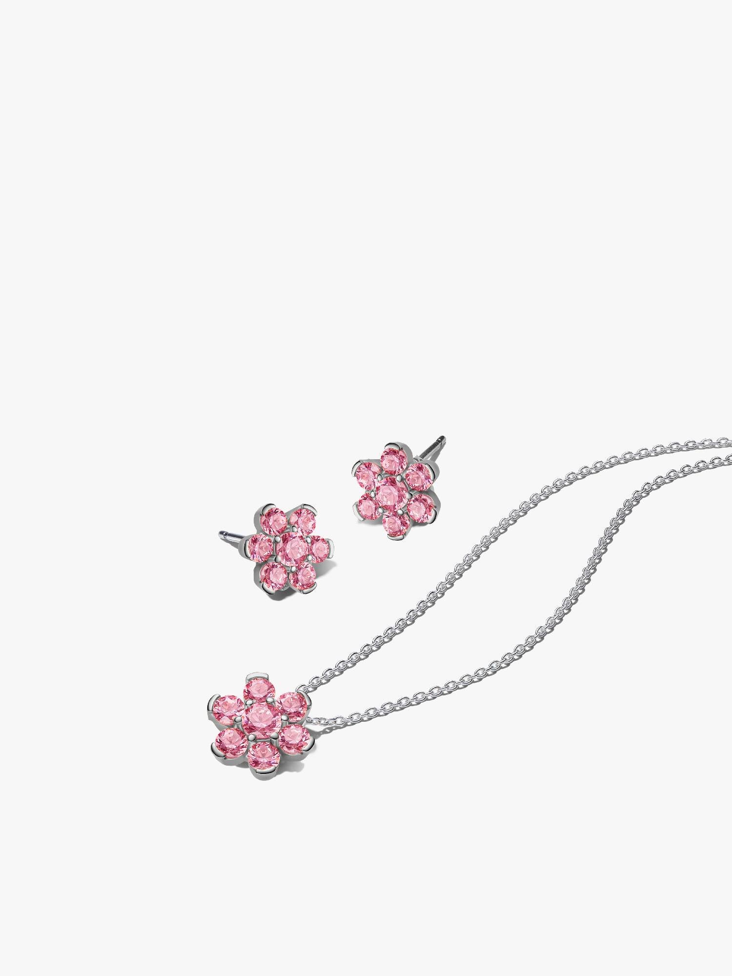 Coffret Cadeau Fleur Rose Scintillante