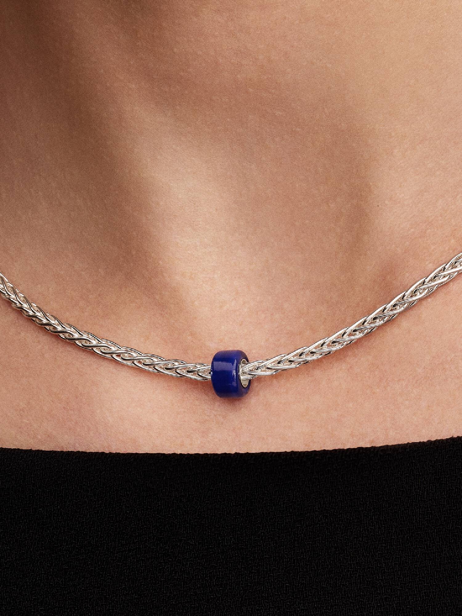 Mini Charm Murano Bleu