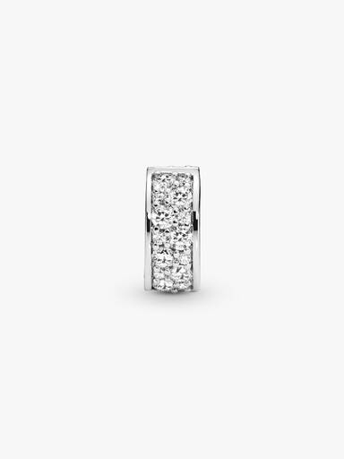 Charm Clip Pavé Transparent