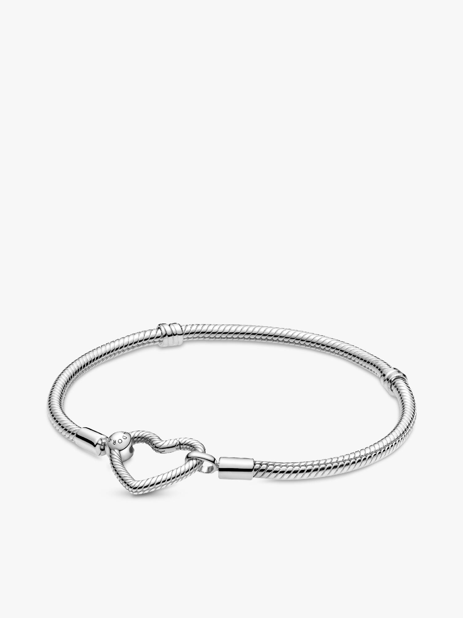 Bracelet Maille Serpent Fermoir Cœur