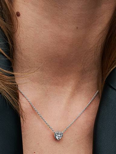 Collier Cœur Surélevé