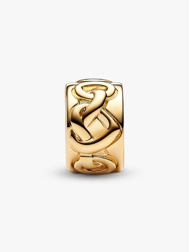 Charm Clip Cœurs Noués