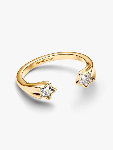 Bague Ouverte Étoiles Filantes
