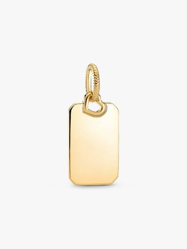 Pendentif Plaque Rectangulaire Gravable