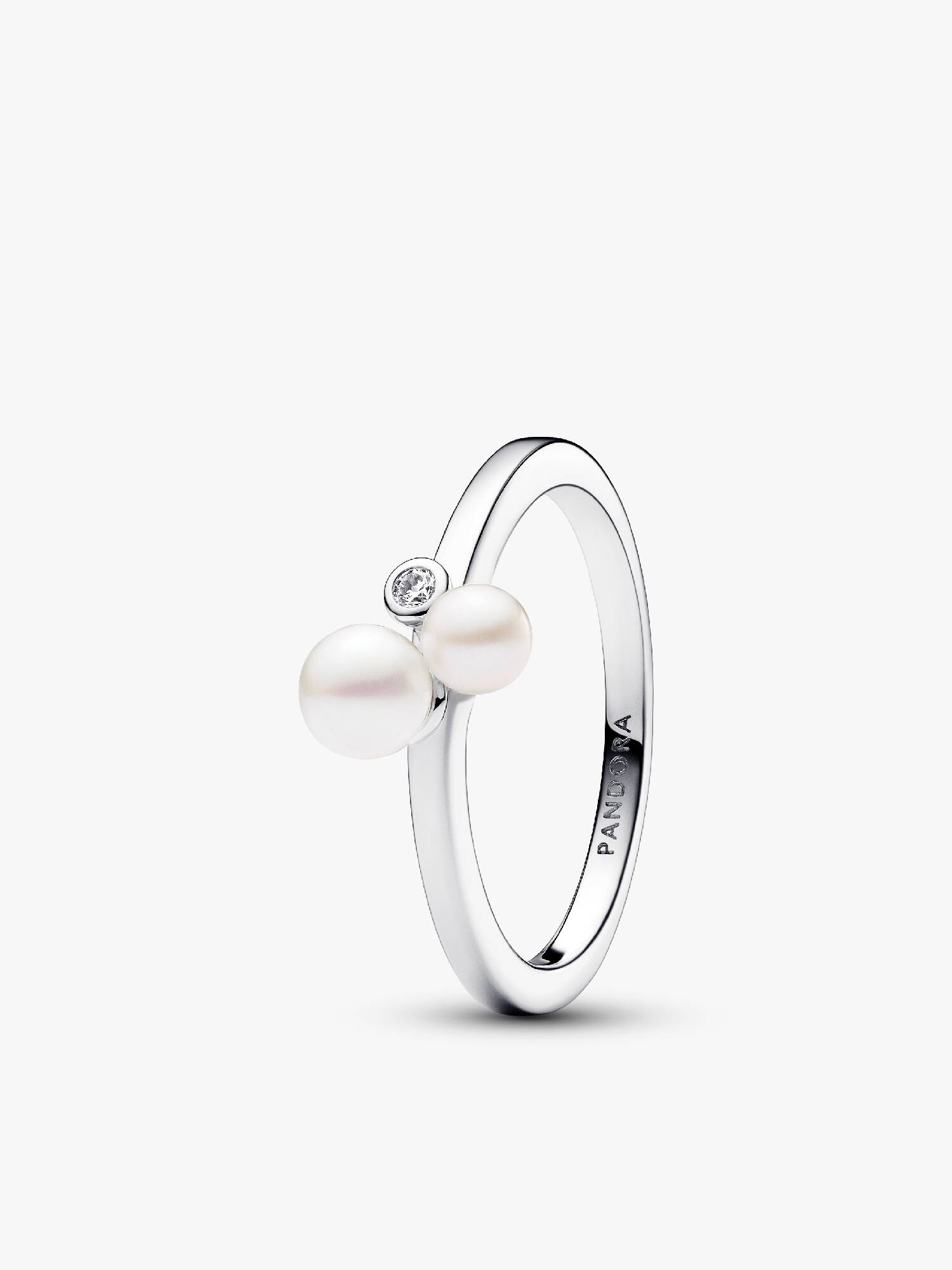 Bague Perles de Culture d'Eau Douce Traitées Duo