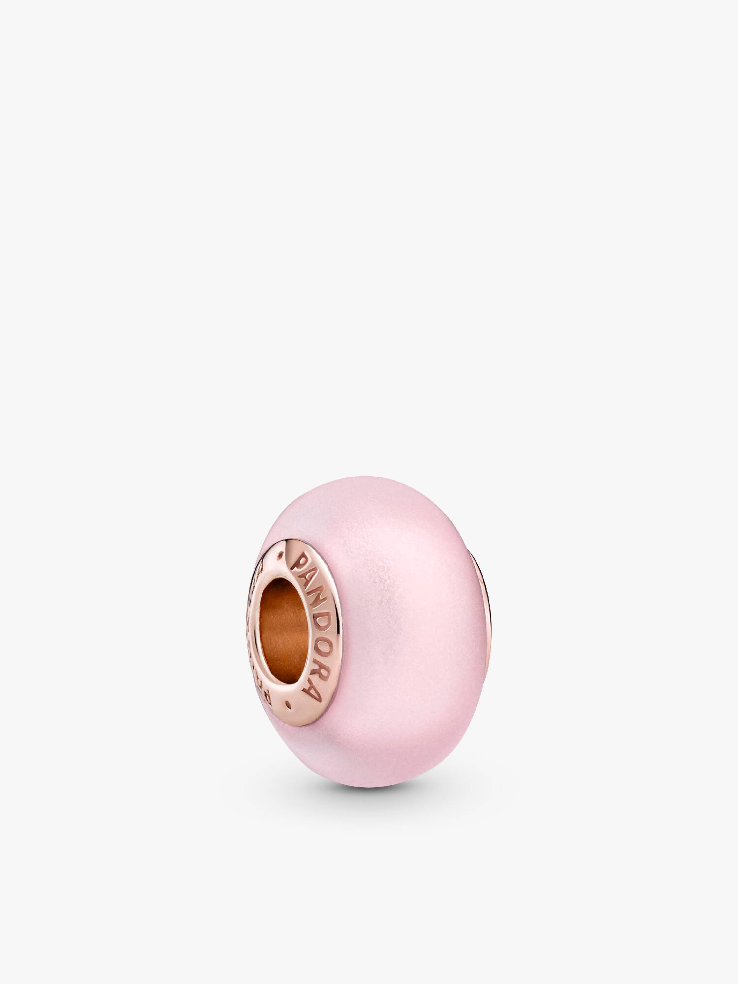 Charm Verre de Murano Rose Mat