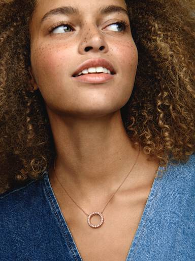 Collier Cercle Scintillant