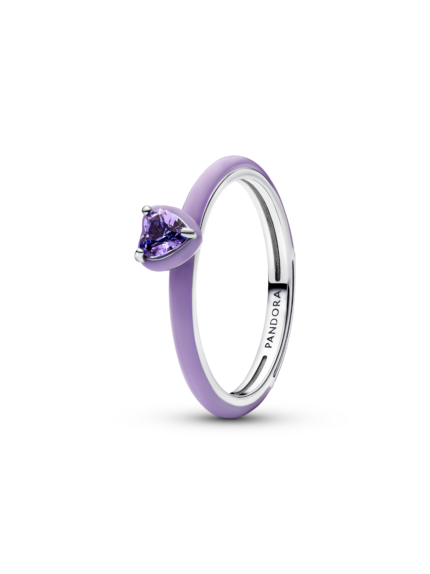 Bague Cœur Chakra Violet