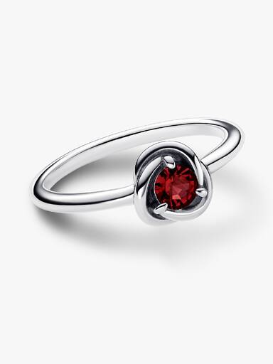 Bague Cercle Éternité Couleur de Naissance du Mois de Juillet