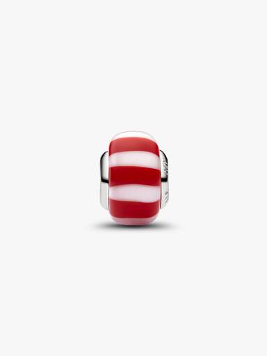 Charm Murano Rouge et Blanc