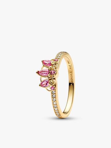 Coffret de bagues de cœur de princesse