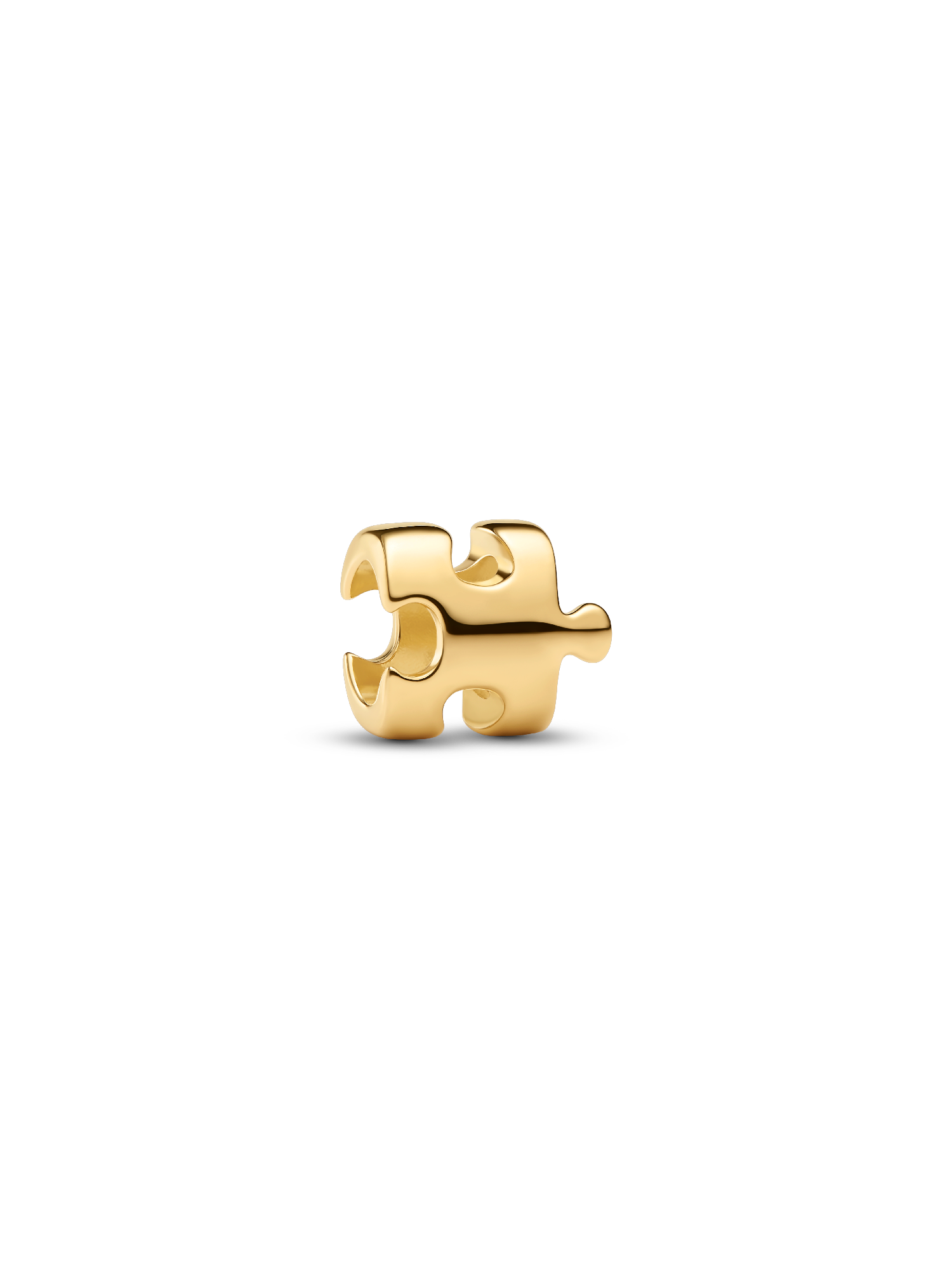Mini Charm Pièce de Puzzle Doré