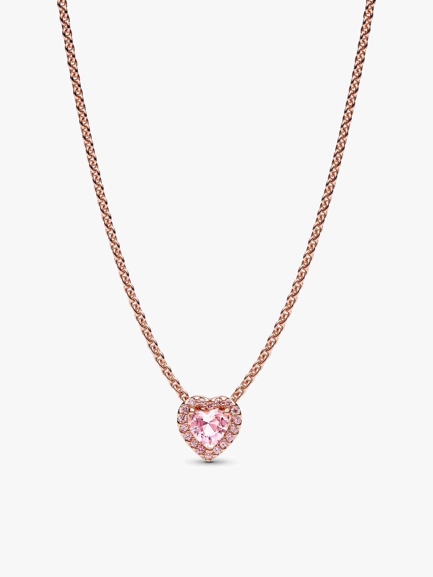 Collier Cœur Rose