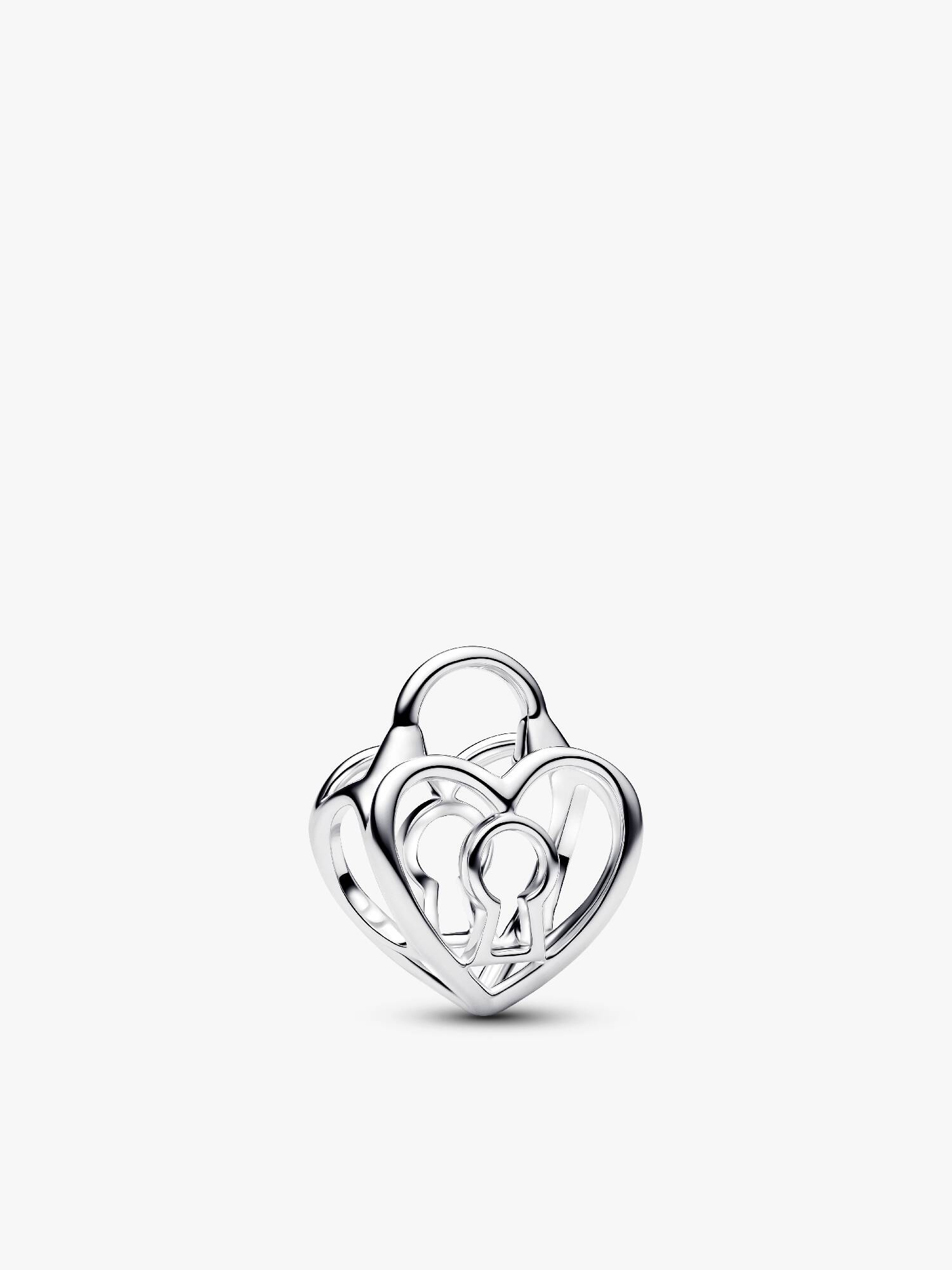 Charm Cadenas Cœur Ajouré