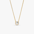 Collier Pendentif Halo Rond Scintillant Collier Pendentif Halo Rond Scintillant