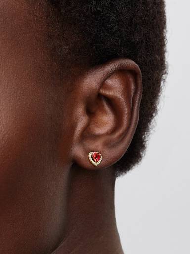 Clous d'Oreilles Cœurs Surélevés
