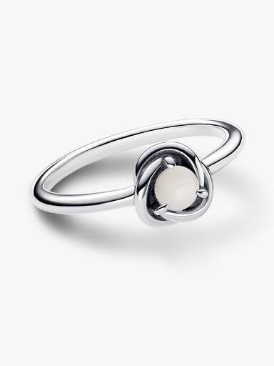 Bague Cercle Éternité Couleur de Naissance du Mois de Juin