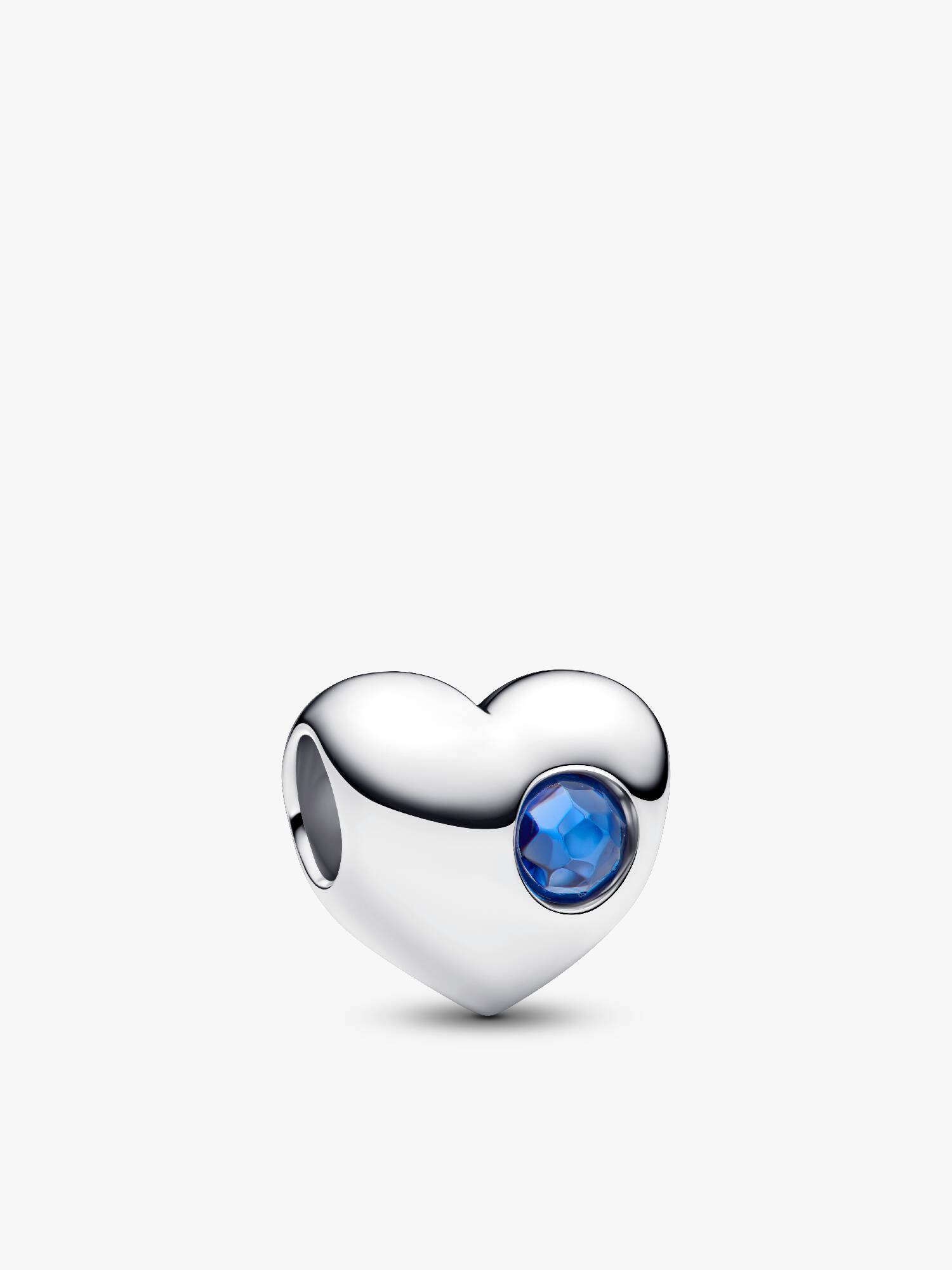 Charm Cœur Pierre Bleue Gravable
