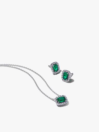 Coffret Cadeau Halo Vert Pandora Timeless