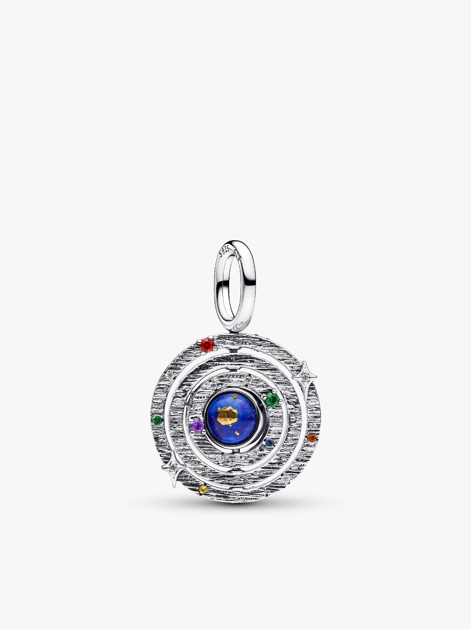 Charm Pendant Sphère Armillaire Rotative