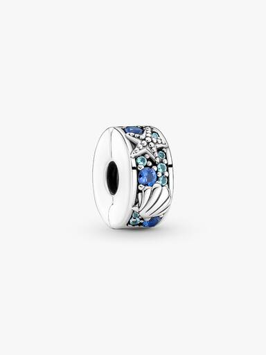 Charm Clip Étoile de Mer Tropicale & Coquillage