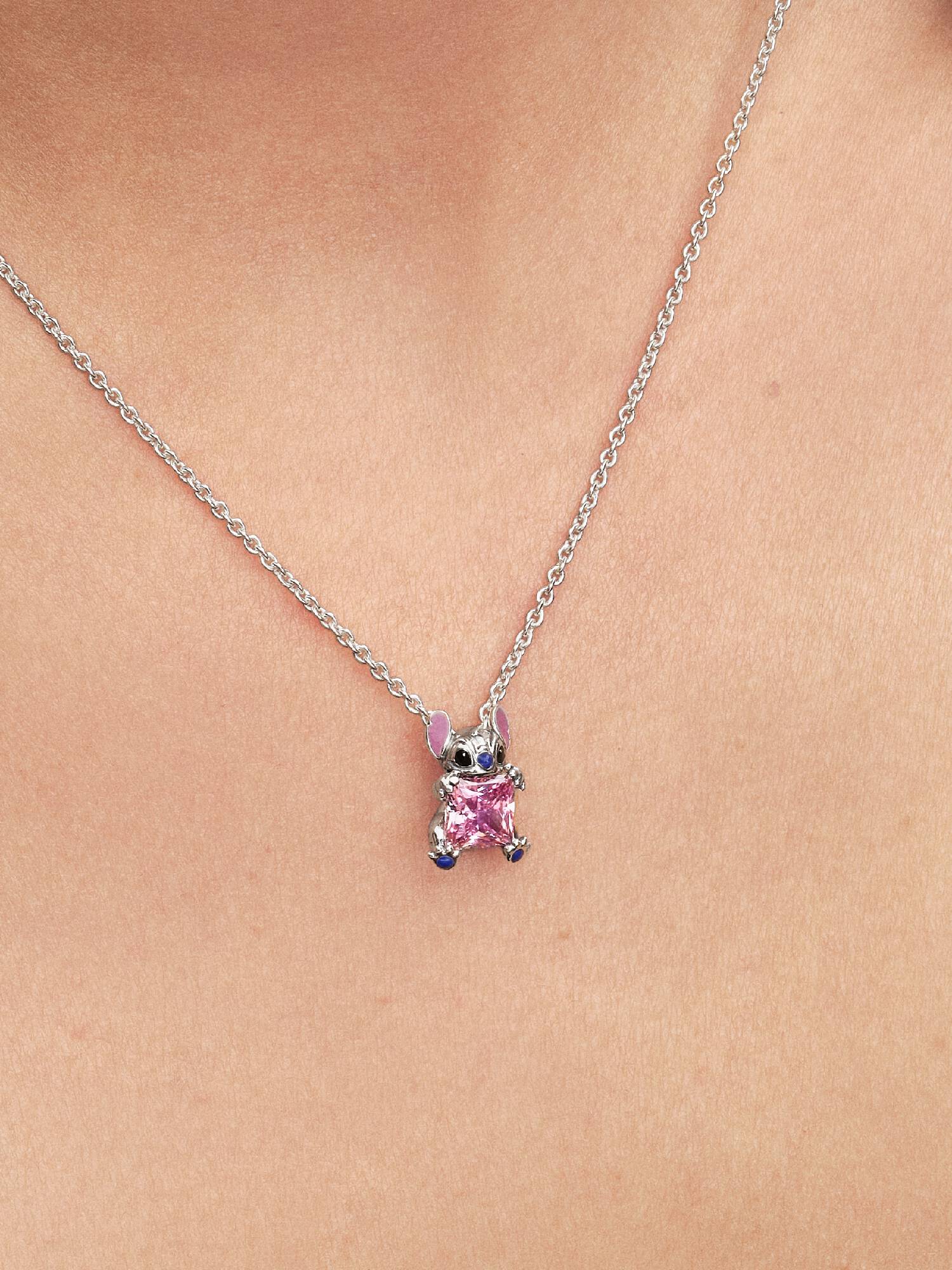 Collier Rose Disney Stitch
