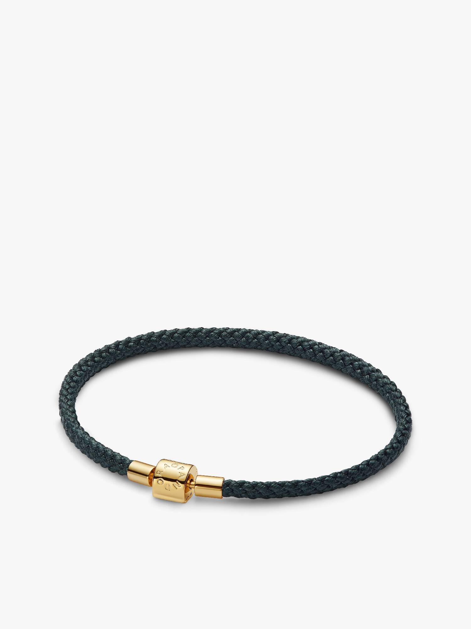 Bracelet Cordon Vert Scintillant