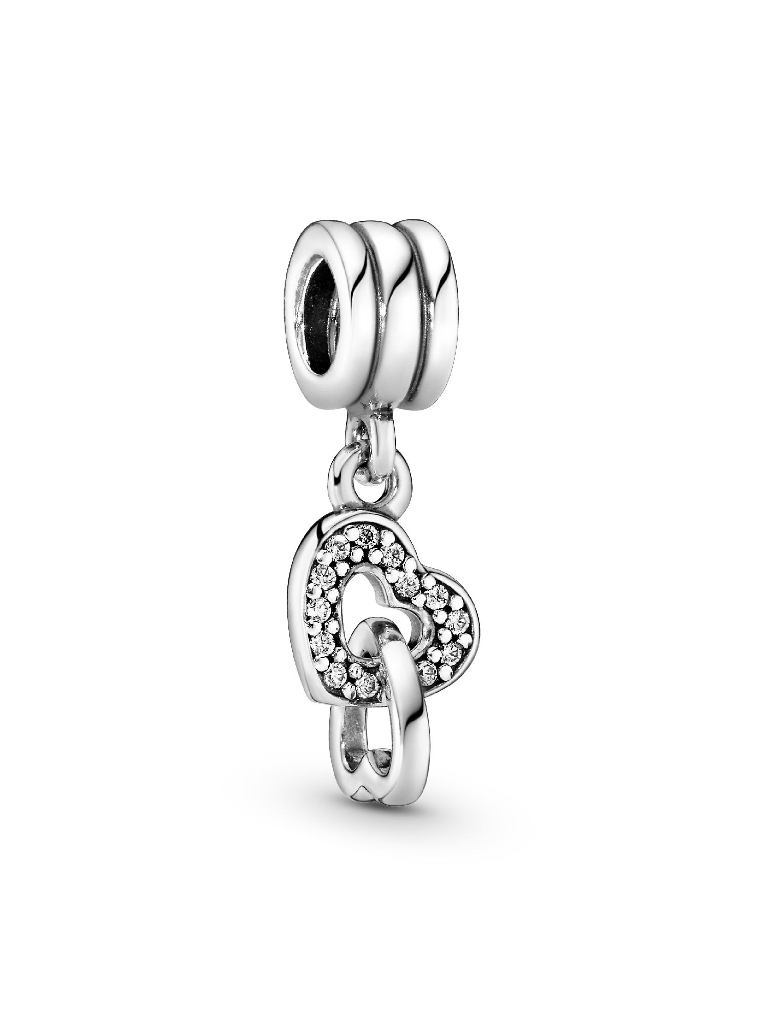 Charm Pendant Cœurs Entrelacés