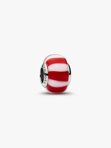 Charm Murano Rouge et Blanc