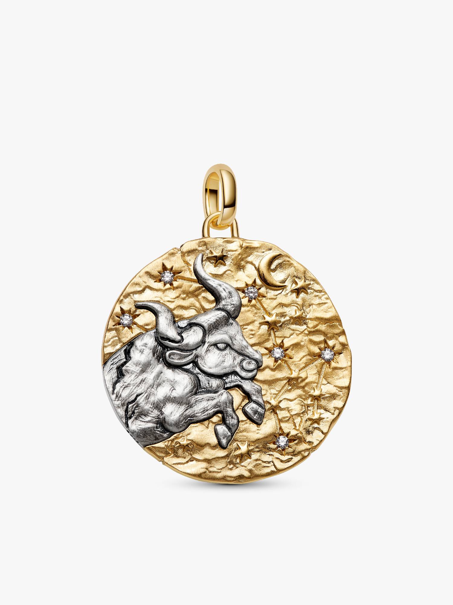 Charm Médaillon XL Signe du Taureau