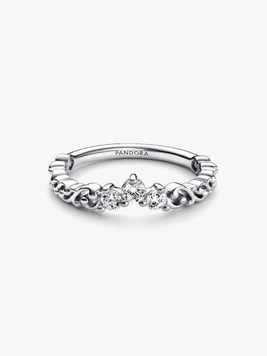 Bague Tiare Volute Royale