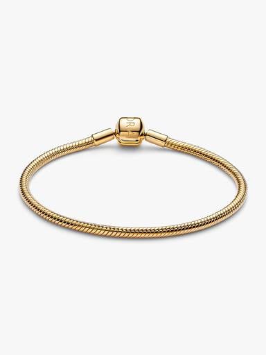 Bracelet Maille Serpent Fermoir Barillet