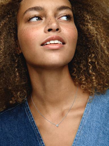Collier Cœur Trois Pierres