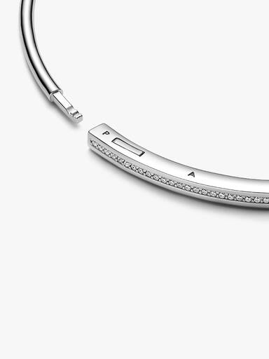 Bracelet Jonc Pavé I-D Pandora Signature