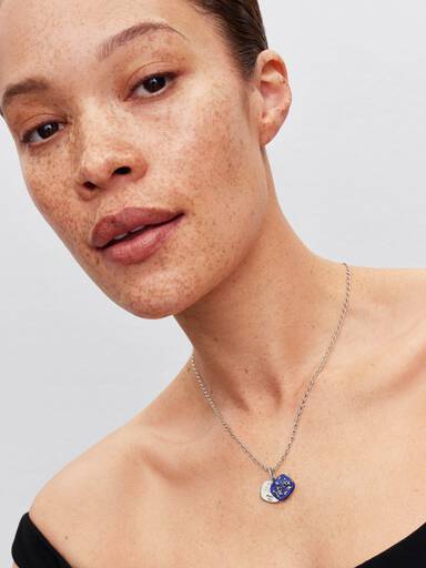 Charm Pendant Double Constellation Love Bleu Céleste