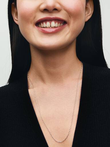 Collier Chaîne à Maillons Allongés