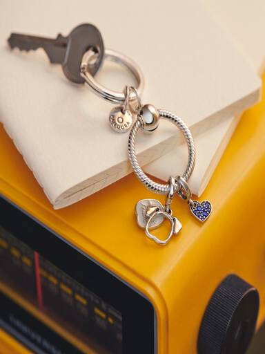 Porte-Clés à Charms Pandora Moments