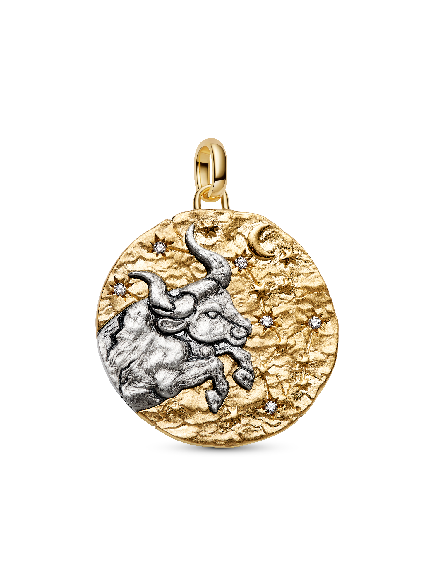 Charm Médaillon XL Signe du Taureau