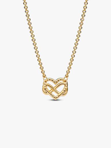 Collier Cœur Infini Scintillant